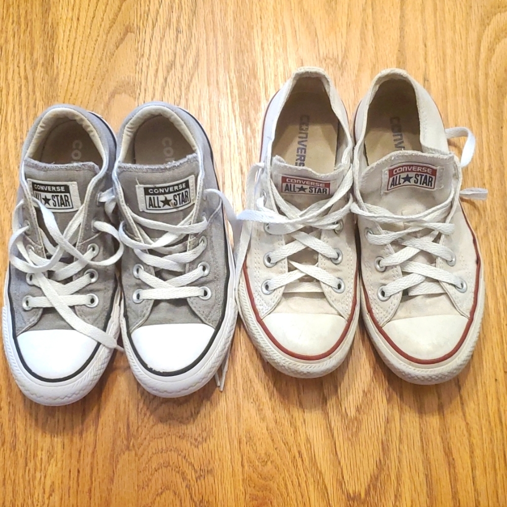 2 Pairs Converse Low tops